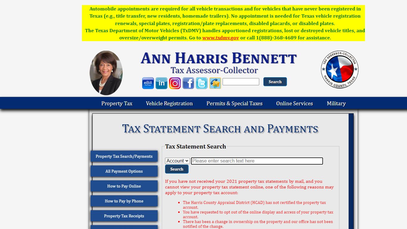 Harris County Tax Office